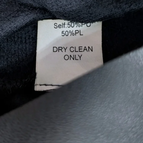 Bailey/44 Black Faux Leather Top Large - Picture 6 of 6